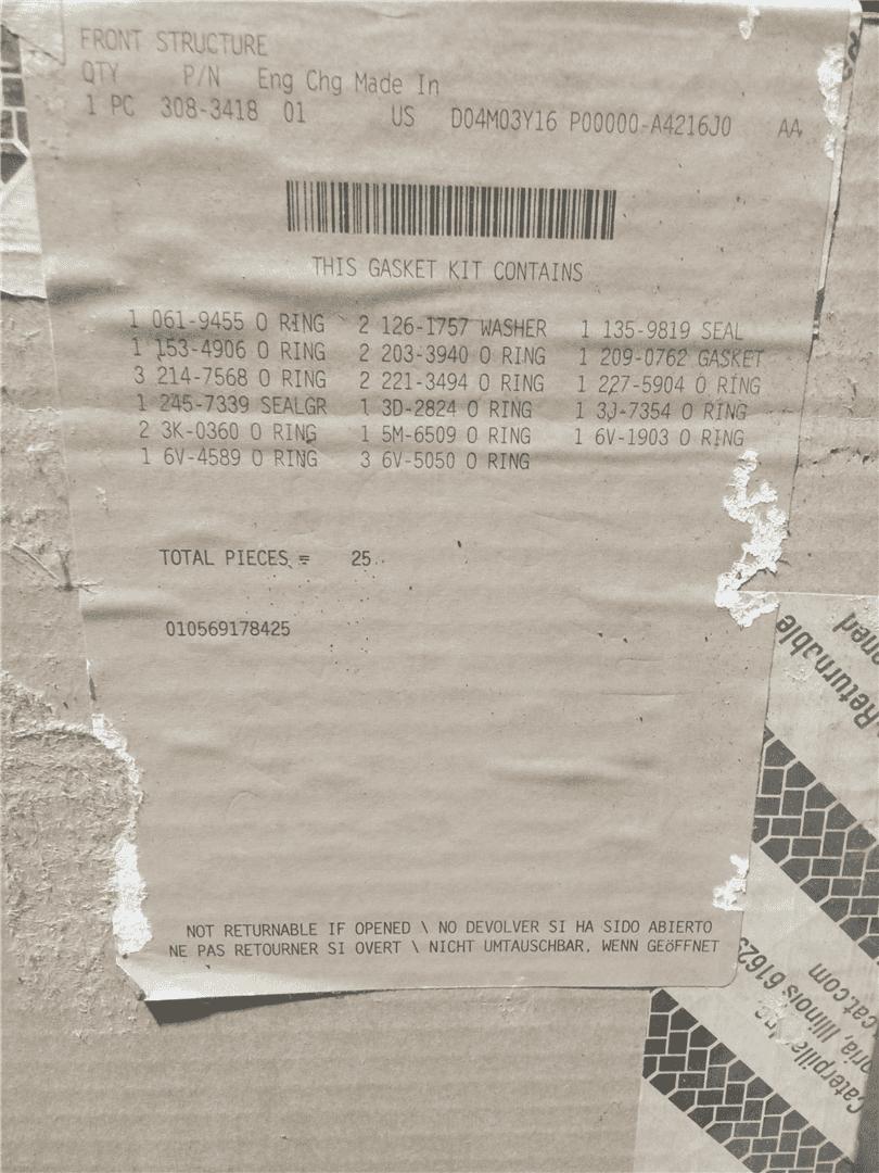 NEW GASKET KIT indicator image 1
