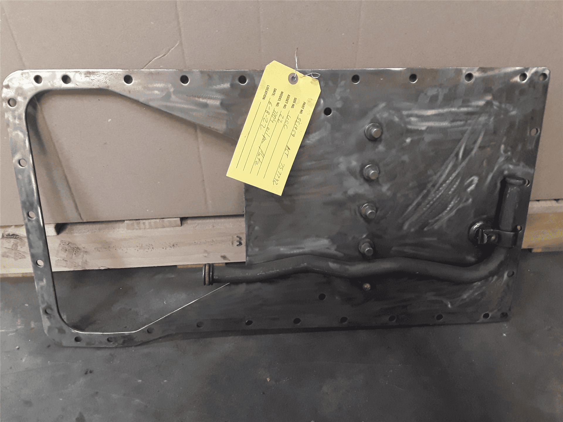 USED OIL PAN PLATE image 2
