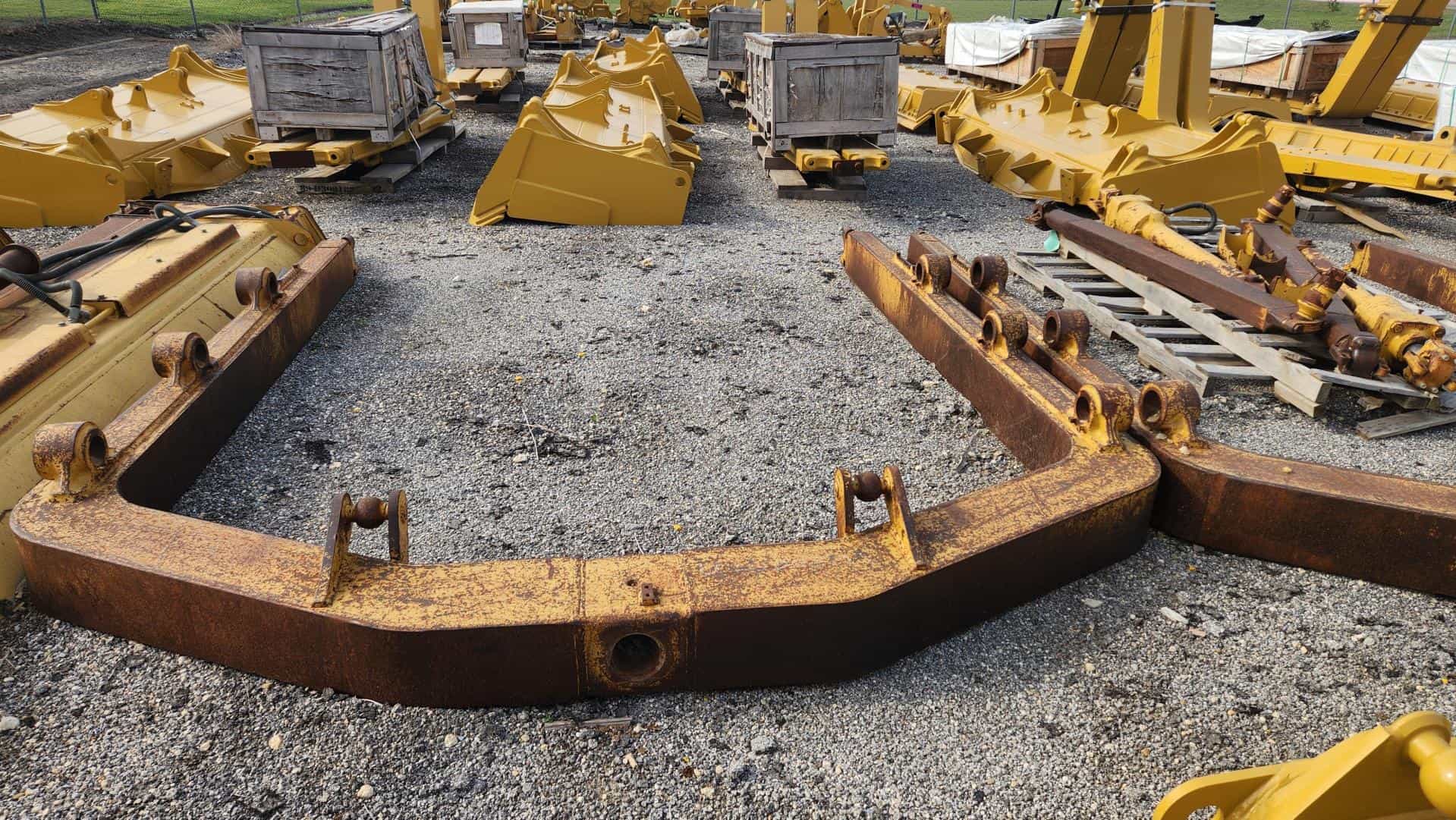 COMPLETE USED D6T XL ANGLE BLADE                  MQ image 2