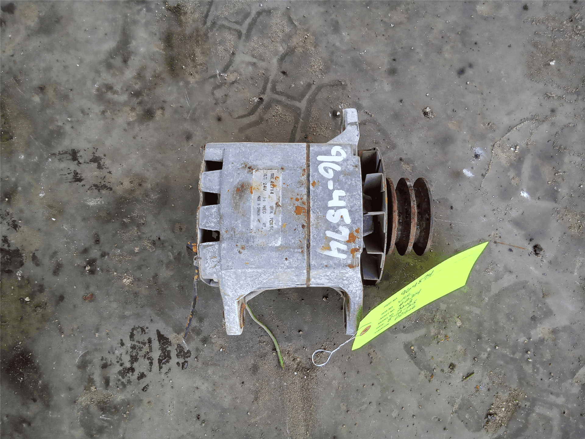 USED ALTERNATOR image