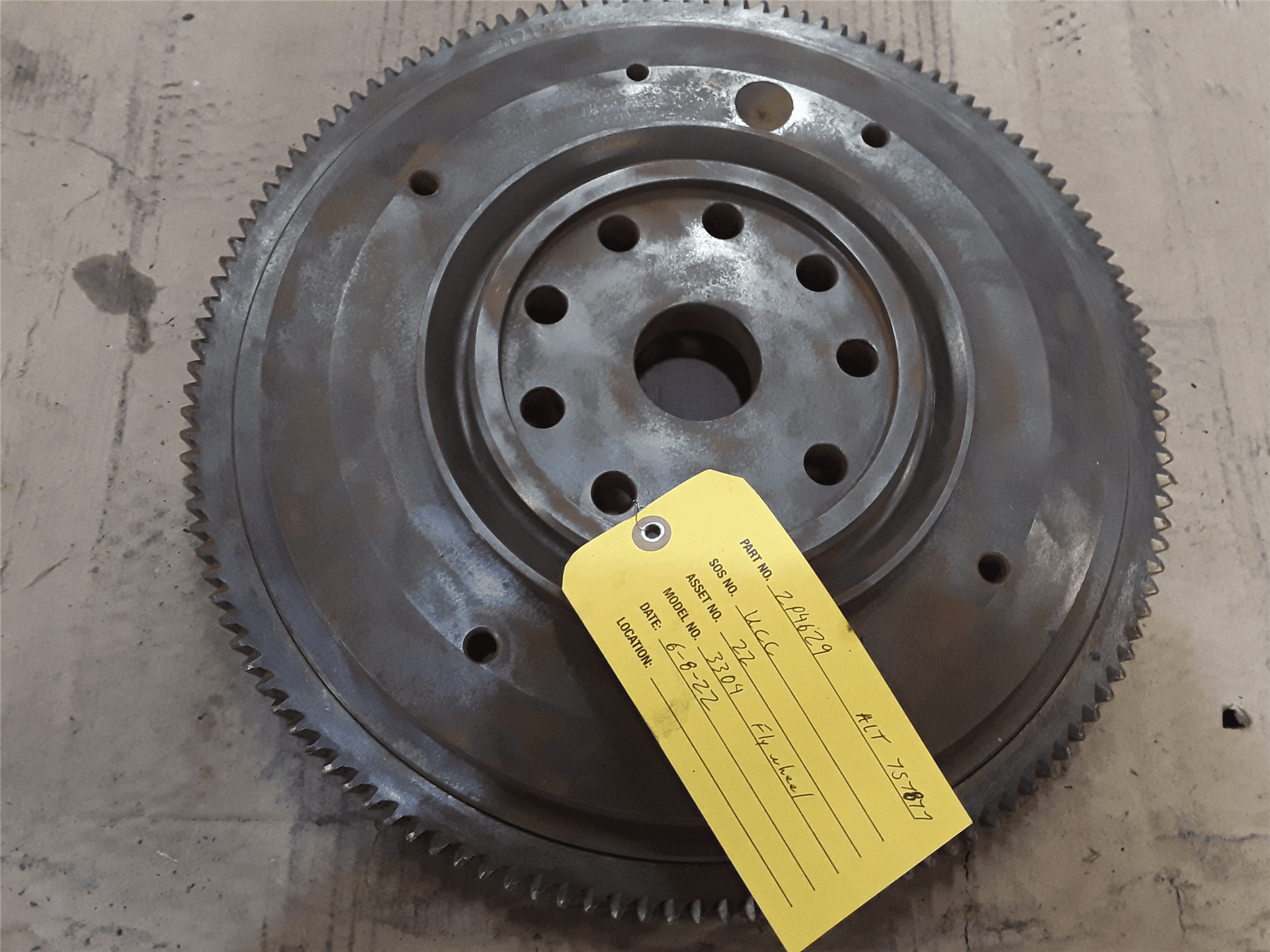 USED FLYWHEEL image 1