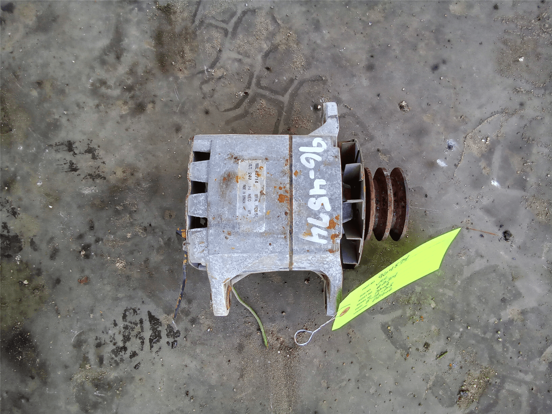 USED ALTERNATOR image 1