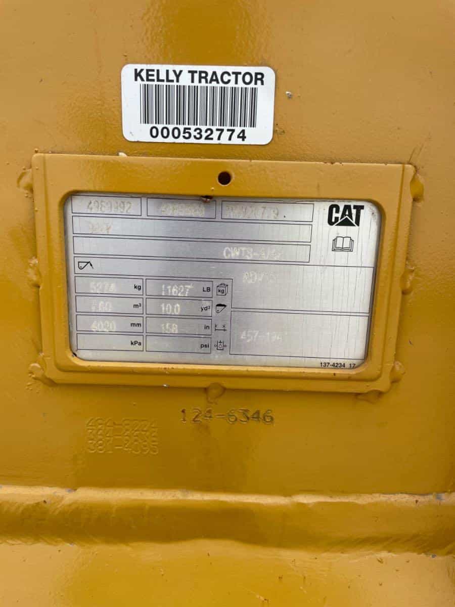 SLIGHTLY USED 988K ROCK BUCKET (323 HRS) P/N 4989992 10 YRDS MQ image 5