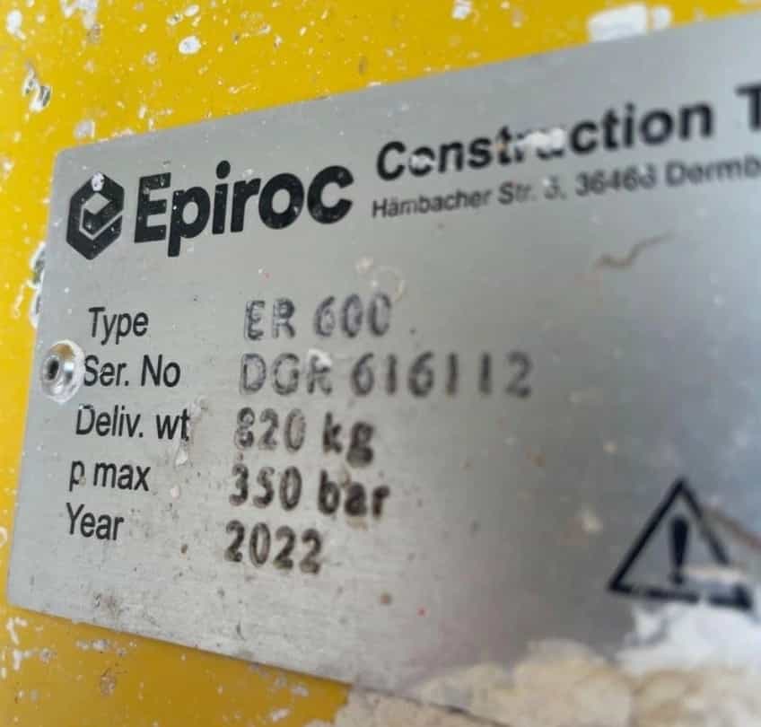 EPIROC ER600 DRUM CUTTER FOR A LINKAGE MQ image 2