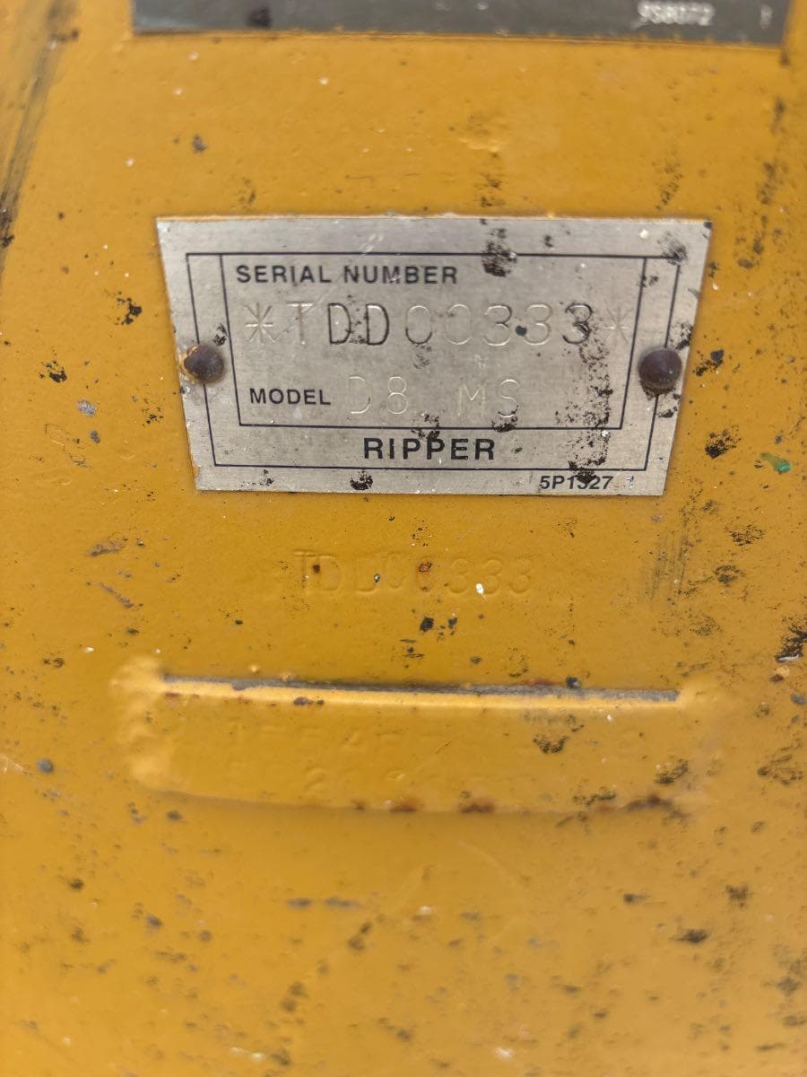 USED CAT MS RIPPER FOR D8T MQ image 1