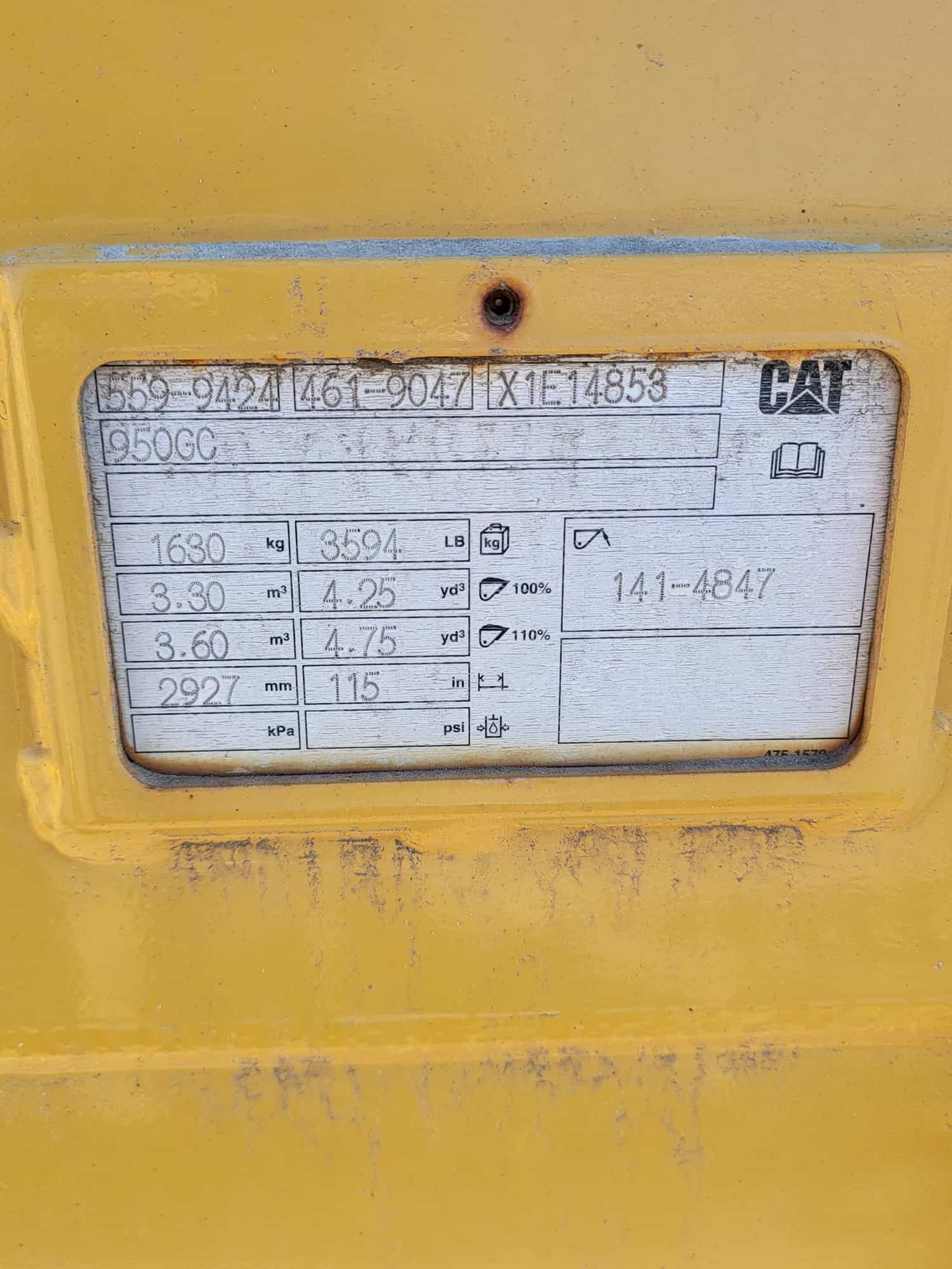 USED 950GC BUCKET MQ image 3