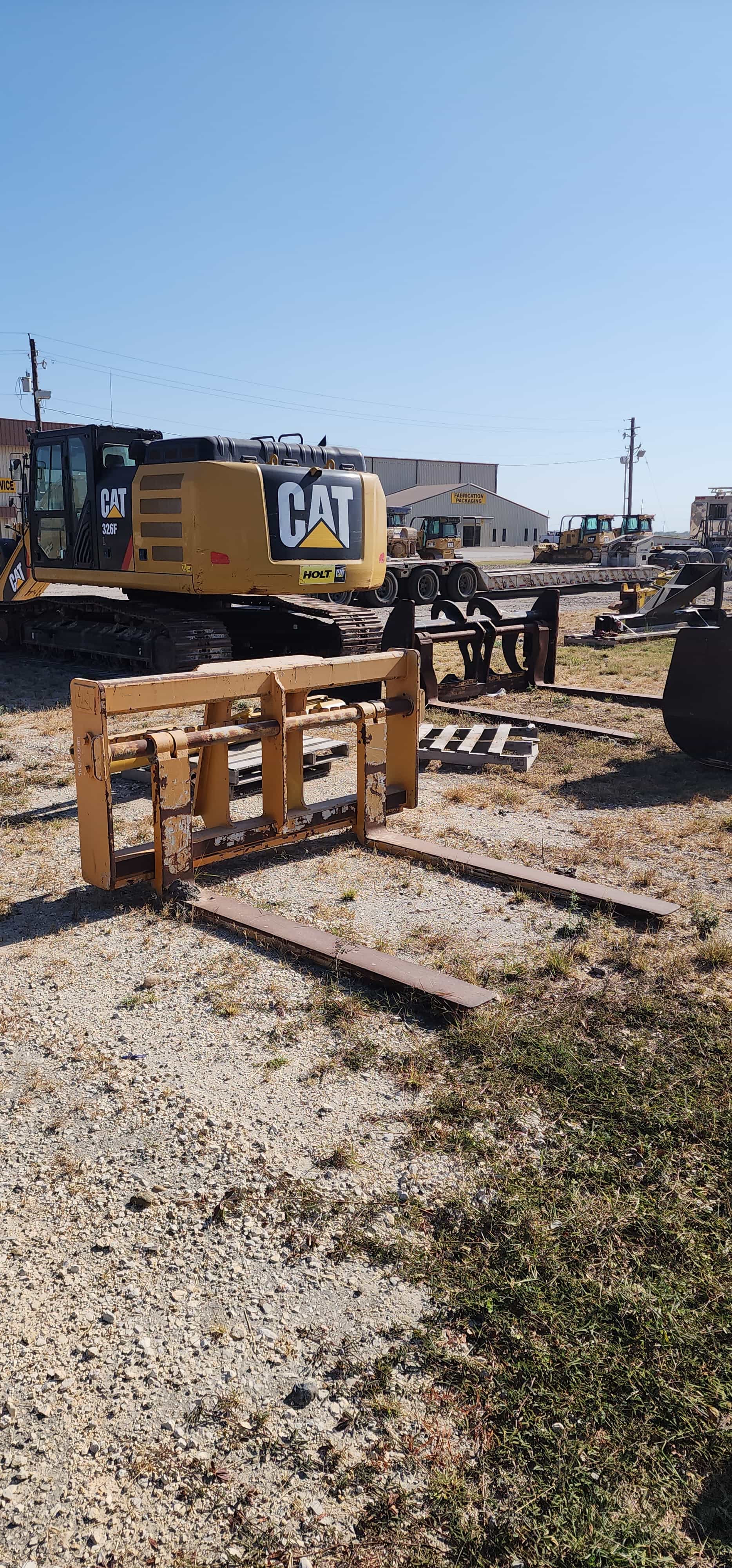 USED CAT FORKS FOR HPL 938 SIZE UNIT image 4